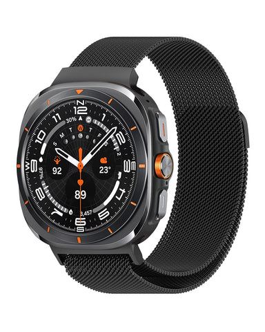 Metal Bands Compatible with Samsung Galaxy Watch Ultra Bands 47mm, Replacement Sport Strap Magnetic Watch Band for Galaxy Watch 7 Ultra 2024 Men Women Metal Bands Compatible with Samsung Galaxy Watch Ultra Bands 47mm, Replacement Sport Strap Magnetic Watch Band for Galaxy Watch 7 Ultra 2024 Men Women