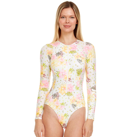 Hurley Long Sleeve Womens One Piece Swimsuits, Swimsuit for Women, Bathing Suit for Women, Swim Suit UPF 50+ SPF UV Protected Hurley Long Sleeve Womens One Piece Swimsuits, Swimsuit for Women, Bathing Suit for Women, Swim Suit UPF 50+ SPF UV Protected