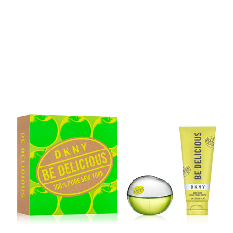 DKNY Be Delicious Eau de Parfum 2 Piece Gift Set For Women - Perfume Spray 1.0 Fl. Oz. & Body Lotion 3.4 Fl. Oz. DKNY Be Delicious Eau de Parfum 2 Piece Gift Set For Women - Perfume Spray 1.0 Fl. Oz. & Body Lotion 3.4 Fl. Oz.