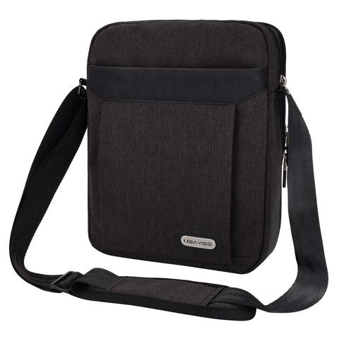 UBAYEE Man Shoulder Bag with Multiple Pockets (Fits 10.5 Inch iPad, Tablet), Dark Grey UBAYEE Man Shoulder Bag with Multiple Pockets (Fits 10.5 Inch iPad, Tablet), Dark Grey