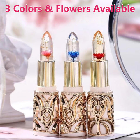 PH Lip Balm, Color Changing Lipstick with Flower, Moisturizing Color Change Lipstick, Natural PH Changing Lipstick, Temperature Color Changing Clear Lipstick, Lipstick for Women Girls PH Lip Balm, Color Changing Lipstick with Flower, Moisturizing Color Change Lipstick, Natural PH Changing Lipstick, Temperature Color Changing Clear Lipstick, Lipstick for Women Girls