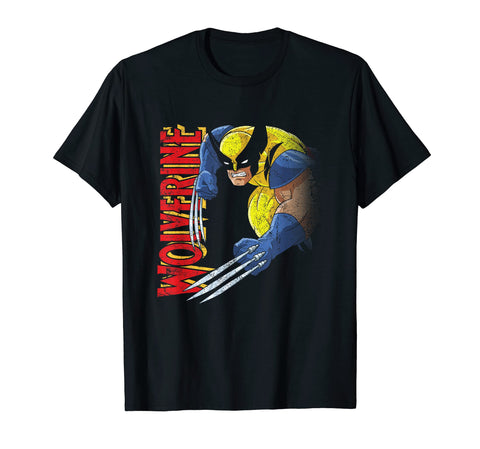 Marvel X-Men Wolverine 90s Animated Series T-Shirt Marvel X-Men Wolverine 90s Animated Series T-Shirt