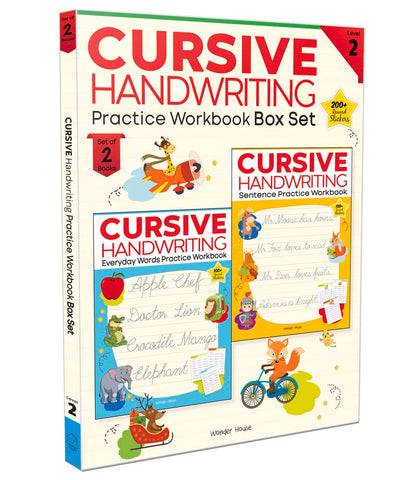 Cursive Handwriting - Superpack Level 2: Practice Workbooks For Children (Set of 2 Books) Cursive Handwriting - Superpack Level 2: Practice Workbooks For Children (Set of 2 Books)