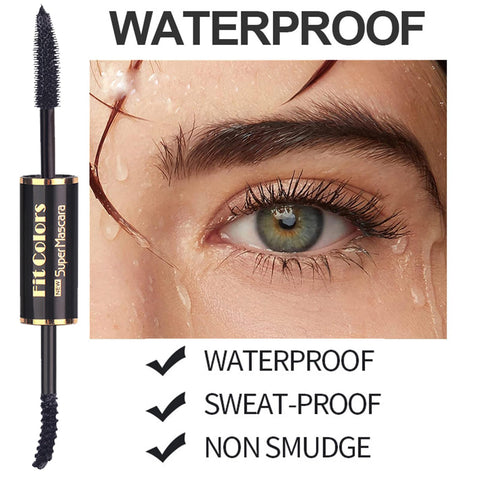 Mascara Brown Black, Waterproof Mascara Black Volume and Length, Smudge Proof Mascara, Dual-Ended Voluming Mascara Brown, Waterproof Lash Mascara for Women Girl Mascara Brown Black, Waterproof Mascara Black Volume and Length, Smudge Proof Mascara, Dual-Ended Voluming Mascara Brown, Waterproof Lash Mascara for Women Girl