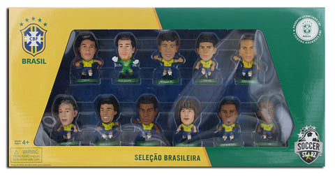 Nintendo SoccerStarz Brazil International 11-Figurine Team Pack Nintendo SoccerStarz Brazil International 11-Figurine Team Pack