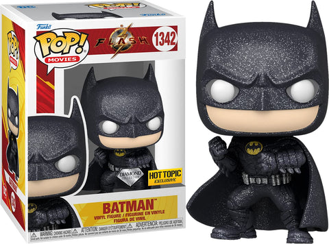 Funko Pop The Flash Batman Diamond Hot Topic Exclusive Vinyl Figure, Black Funko Pop The Flash Batman Diamond Hot Topic Exclusive Vinyl Figure, Black