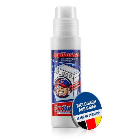 Cap Buddy Cap Washer Cap cleaner with brush bottle for New Era and Flexfit caps around baseball caps from men's snapback to trucker Easiest way to clean and wash your baseball cap Cap Buddy Cap Washer Cap cleaner with brush bottle for New Era and Flexfit caps around baseball caps from men's snapback to trucker Easiest way to clean and wash your baseball cap