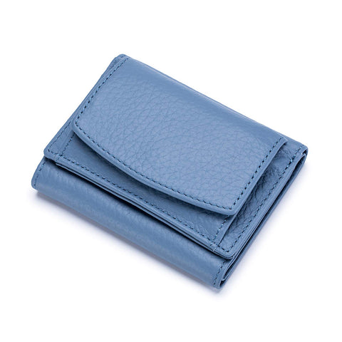 FORRICA Womens Wallet Small RFID Blocking Ladies Purse Genuine Leather Wallet Girls Card Holder Lovely Coin Purse Blue FORRICA Womens Wallet Small RFID Blocking Ladies Purse Genuine Leather Wallet Girls Card Holder Lovely Coin Purse Blue