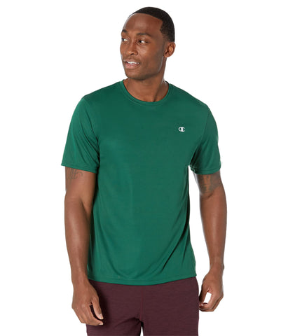 Champion, Sport Tee, Moisture Wicking, Anti Odor, Athletic T-Shirt for Men (Reg. or Big & Tall), Dark Green, X-Large Champion, Sport Tee, Moisture Wicking, Anti Odor, Athletic T-Shirt for Men (Reg. or Big & Tall), Dark Green, X-Large