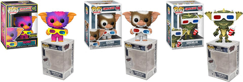 Funko Pop Gremlins + Protector: Pop! Movies Retro Vinyl Figure (Gift Set Bundled with ToyBop Box Protector Collector Case) (Gremlins 3D Glasses Set of 3) Funko Pop Gremlins + Protector: Pop! Movies Retro Vinyl Figure (Gift Set Bundled with ToyBop Box Protector Collector Case) (Gremlins 3D Glasses Set of 3)