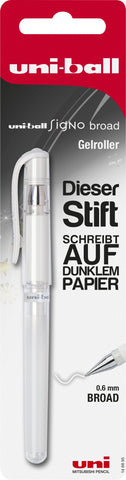 uni-ball 146895 1 mm Signo Um-153 Gel Pen - White uni-ball 146895 1 mm Signo Um-153 Gel Pen - White