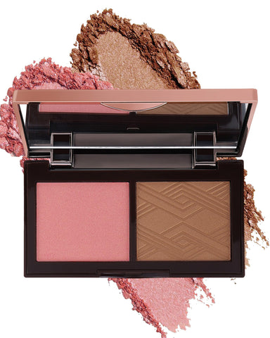 Face Bronzer Contour Blush Powder Palette-2 in 1 Cruelty-Free Buildable Facial Cheek Shimmer Blusher Contour Bronzing Pressed Powder,Blendable Makeup Palette,Mother's Day Gift Set for Women Girl-02 Face Bronzer Contour Blush Powder Palette-2 in 1 Cruelty-Free Buildable Facial Cheek Shimmer Blusher Contour Bronzing Pressed Powder,Blendable Makeup Palette,Mother's Day Gift Set for Women Girl-02