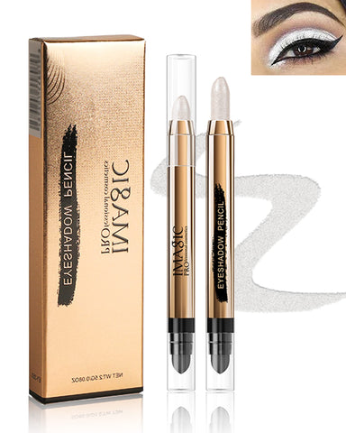 Eyeshadow Stick -1Pcs Glitter Shimmer Eye shadow Stick with Soft Brush, Rotatable Eye Brightener Pencil Crayon, Long Lasting Waterproof for Smoky Metallic Eye Makeup,Christmas Gift for Women Girl-1# Eyeshadow Stick -1Pcs Glitter Shimmer Eye shadow Stick with Soft Brush, Rotatable Eye Brightener Pencil Crayon, Long Lasting Waterproof for Smoky Metallic Eye Makeup,Christmas Gift for Women Girl-1#