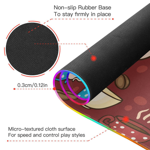 Coffee Mugs Wireless Charging Mouse Pad for Mobile Phone Extra Large Gaming Mousepad with 13 Lighting Modes Mouse Mat for MacBook PC Laptop Desk Office Home Gaming Coffee Mugs Wireless Charging Mouse Pad for Mobile Phone Extra Large Gaming Mousepad with 13 Lighting Modes Mouse Mat for MacBook PC Laptop Desk Office Home Gaming