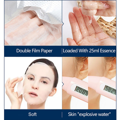 Vitamin C Face Mask Sheet with Hyaluronic Acid,10Pcs Moisturizing Anti Aging Face Masks with Plant Extract, Deeply Hydration & Firming, Antioxidant, Improves Rough Skin, Vitamin C Face Mask for Women Vitamin C Face Mask Sheet with Hyaluronic Acid,10Pcs Moisturizing Anti Aging Face Masks with Plant Extract, Deeply Hydration & Firming, Antioxidant, Improves Rough Skin, Vitamin C Face Mask for Women