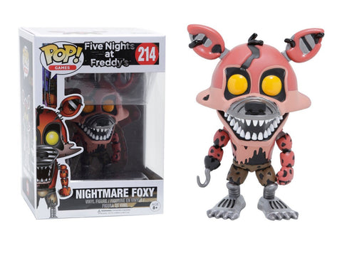 Funko POP Games Five Nights at Freddy's Nightmare Foxy Action Figure Funko POP Games Five Nights at Freddy's Nightmare Foxy Action Figure