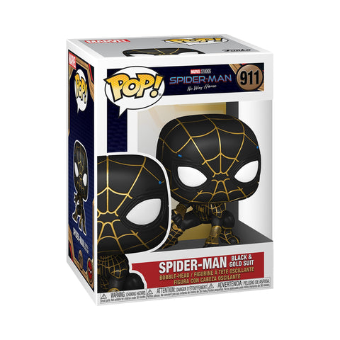 Funko POP Marvel: Spider-Man: No Way Home - Spider-Man in Black and Gold Suit, 3.75 inches, (56827) Funko POP Marvel: Spider-Man: No Way Home - Spider-Man in Black and Gold Suit, 3.75 inches, (56827)