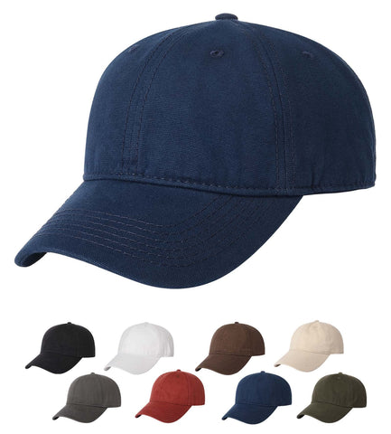 AOMSI Premium Unstructured Soft Cotton Canvas Baseball Cap Casual Dad Hat, Clean Ball Caps Adjustable for Men Women Navy AOMSI Premium Unstructured Soft Cotton Canvas Baseball Cap Casual Dad Hat, Clean Ball Caps Adjustable for Men Women Navy