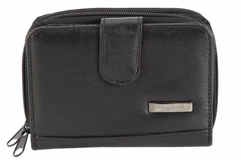 Ladies Super Soft Nappa Leather Bi-Fold Purse with Multiple Compartments and Slots Ladies Super Soft Nappa Leather Bi-Fold Purse with Multiple Compartments and Slots