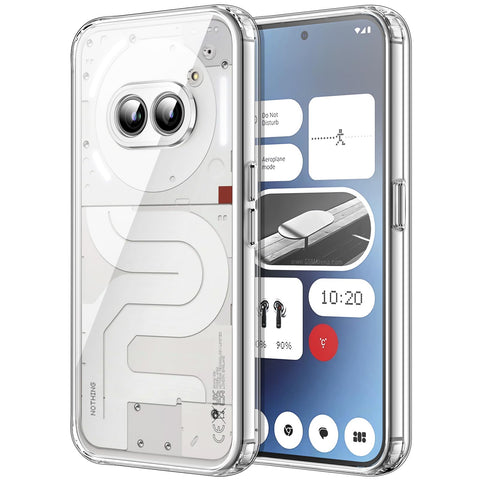 JETech Case for Nothing Phone 2a / 2a Plus, Non-Yellowing Shockproof Phone Bumper Cover, Anti-Scratch Clear Back (Clear) JETech Case for Nothing Phone 2a / 2a Plus, Non-Yellowing Shockproof Phone Bumper Cover, Anti-Scratch Clear Back (Clear)