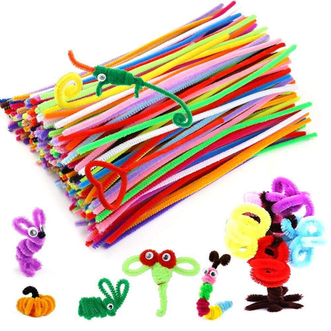200pcs Pipe Cleaners Art Crafts Chenille Stems 6mmx30cm for Christmas DIY Art Craft Projects Decoration Supplies 200pcs Pipe Cleaners Art Crafts Chenille Stems 6mmx30cm for Christmas DIY Art Craft Projects Decoration Supplies