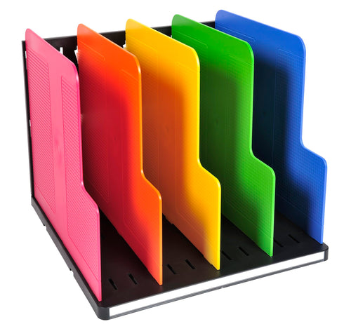 Exacompta - Ref 390914D - Black Office Modulo Letter Sorter - 350 x 288 x 320mm in Size, Suitable for A4+ Documents, 4 Compartments - Black/Harlequin/Black Exacompta - Ref 390914D - Black Office Modulo Letter Sorter - 350 x 288 x 320mm in Size, Suitable for A4+ Documents, 4 Compartments - Black/Harlequin/Black
