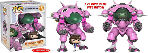 Funko POP Games: Overwatch D.VA & Meka 6" POP and Buddy Toy Figure, 36 months to 1200 months Funko POP Games: Overwatch D.VA & Meka 6" POP and Buddy Toy Figure, 36 months to 1200 months
