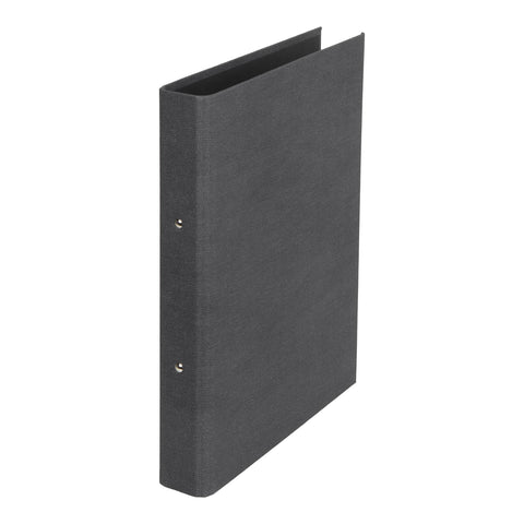 Bigso Box of Sweden Ring Binder - Narrow Fibreboard and Linen Effect Document Organiser - Document Holder for Papers, Transparent Pockets or Dividers - Black Bigso Box of Sweden Ring Binder - Narrow Fibreboard and Linen Effect Document Organiser - Document Holder for Papers, Transparent Pockets or Dividers - Black