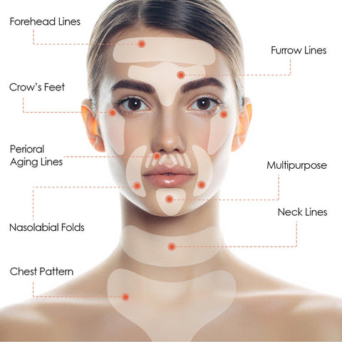 Face and Forehead Wrinkle Patches, 11Pcs Silicone Wrinkle Patches Reusable, Overnight Wrinkle Patches for Forehead, Frown, Smile, Neck Chest Wrinkles, Face Tape for Wrinkles between Eyes & Face Face and Forehead Wrinkle Patches, 11Pcs Silicone Wrinkle Patches Reusable, Overnight Wrinkle Patches for Forehead, Frown, Smile, Neck Chest Wrinkles, Face Tape for Wrinkles between Eyes & Face