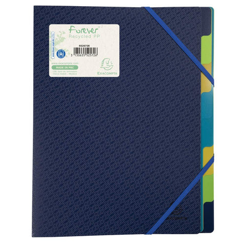 Exacompta - Ref 552572E - Forever Young Collection - Harmonika Expanding Spine Multipart File - 245 x 320mm in Size, Suitable for A4 Sized Documents, 8 Tabbed Sections Exacompta - Ref 552572E - Forever Young Collection - Harmonika Expanding Spine Multipart File - 245 x 320mm in Size, Suitable for A4 Sized Documents, 8 Tabbed Sections