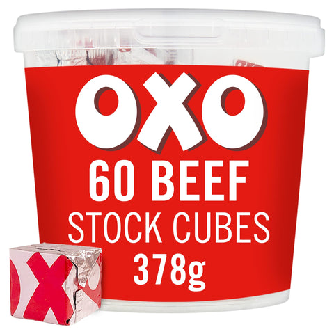 OXO 60 Beef Stock Cubes Made With Authentic Meat Juices, 378 g (Pack of 1) OXO 60 Beef Stock Cubes Made With Authentic Meat Juices, 378 g (Pack of 1)