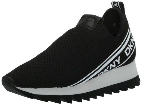DKNY Women's Alani-Slip On Snea Sneaker, Black, 6.5 DKNY Women's Alani-Slip On Snea Sneaker, Black, 6.5