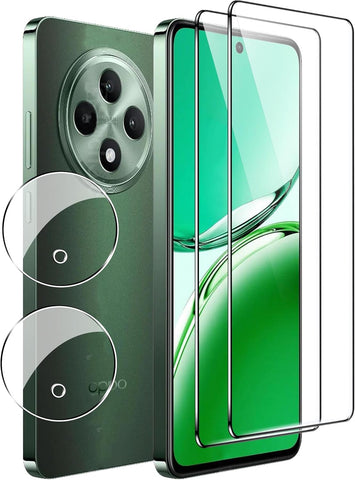 Tieeyivv Screen Protector for OPPO Reno 12 F 5G Tempered Glass Screen Protector for Tempered Glass and Camera Screen Protector Full Cover Screen Protector 9H Hardness Anti-Fingerprint Tieeyivv Screen Protector for OPPO Reno 12 F 5G Tempered Glass Screen Protector for Tempered Glass and Camera Screen Protector Full Cover Screen Protector 9H Hardness Anti-Fingerprint