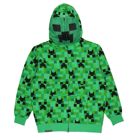 Minecraft Creeper Costume Boys Youth Sweatshirt Hoodie(XL, Green) Minecraft Creeper Costume Boys Youth Sweatshirt Hoodie(XL, Green)