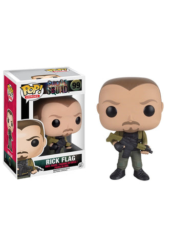 Funko POP Movies: Suicide Squad Action Figure, Rick Flag Funko POP Movies: Suicide Squad Action Figure, Rick Flag