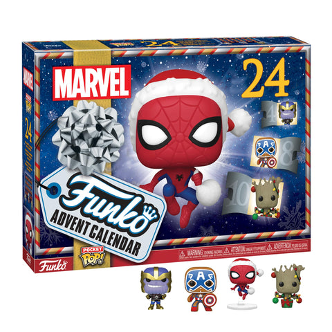 Funko Pop! Advent Calendar: Marvel - Holiday, Multicolor, One Size Funko Pop! Advent Calendar: Marvel - Holiday, Multicolor, One Size