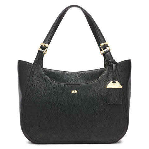 DKNY Barbara Shopper Bag, Black/Gold DKNY Barbara Shopper Bag, Black/Gold