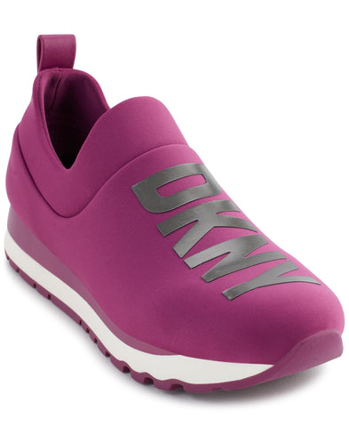 DKNY Women's Comfort Jadyn-Slip On Jogg Sneaker, Berry, 6.5 DKNY Women's Comfort Jadyn-Slip On Jogg Sneaker, Berry, 6.5