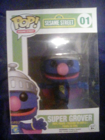 Funko POP TV: Sesame Street Super Grover Action Figure Funko POP TV: Sesame Street Super Grover Action Figure