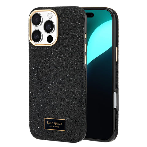 Kate Spade New York iPhone 16 Pro Max Case - Compatible with MagSafe - Designer Phone Case - Crystal Pave Nightfall Kate Spade New York iPhone 16 Pro Max Case - Compatible with MagSafe - Designer Phone Case - Crystal Pave Nightfall