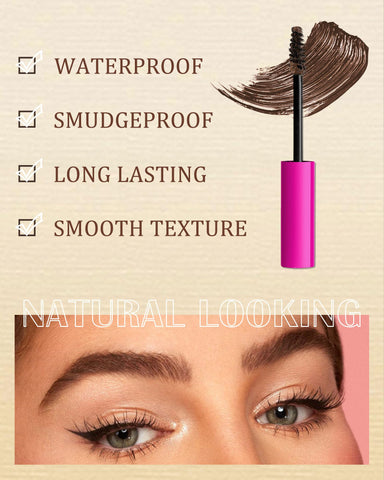 Waterproof Tinted Brow Gel Kit,1 Brunette Tinted Eyebrow Mascara Gel & 1 Eyebrow Pencil Dark Brown,Brow Filler Lift Fast Sculpt Waterproof Eyebrow Gel Glue,Eye Brow Makeup with Brow Razor & Brush-Set6 Waterproof Tinted Brow Gel Kit,1 Brunette Tinted Eyebrow Mascara Gel & 1 Eyebrow Pencil Dark Brown,Brow Filler Lift Fast Sculpt Waterproof Eyebrow Gel Glue,Eye Brow Makeup with Brow Razor & Brush-Set6