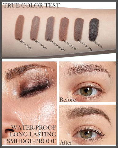 Eyebrow Pomade Waterproof, Tinted Brow Gel Cream with Brush, High-pigmented 24 Hour Wear, Smudge Proof &Sweat-proof, Super Creamy Eyebrow Pomade Filling & Shaping Brows for Women - Soft Brown Eyebrow Pomade Waterproof, Tinted Brow Gel Cream with Brush, High-pigmented 24 Hour Wear, Smudge Proof &Sweat-proof, Super Creamy Eyebrow Pomade Filling & Shaping Brows for Women - Soft Brown