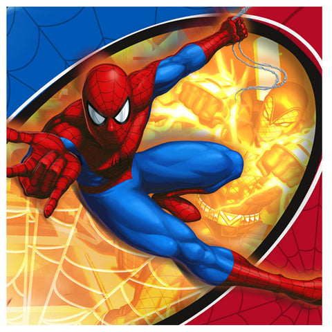 Party Express Spiderman Luncheon Napkins Party Express Spiderman Luncheon Napkins