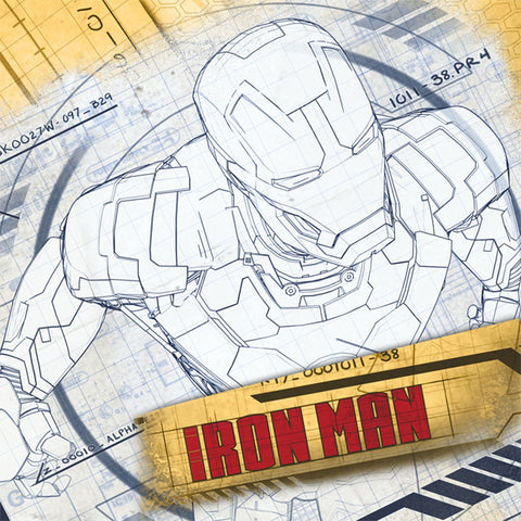 Iron Man Party Supplies - Iron Man Lunch Napkins - 16 Count Iron Man Party Supplies - Iron Man Lunch Napkins - 16 Count
