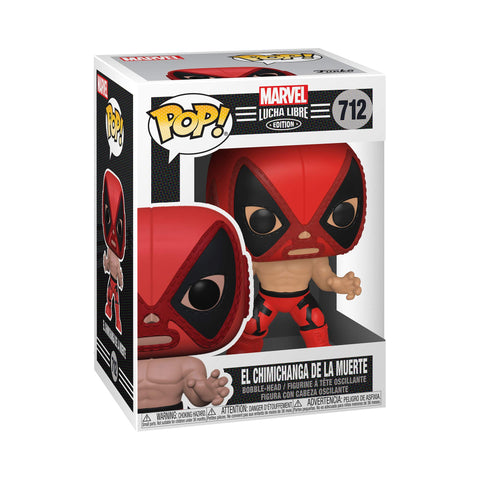 Funko POP Marvel: Luchadores - Deadpool, Multicolor, Standard Funko POP Marvel: Luchadores - Deadpool, Multicolor, Standard