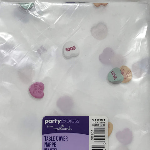 Party Express Candy Messages Table Cover Party Express Candy Messages Table Cover