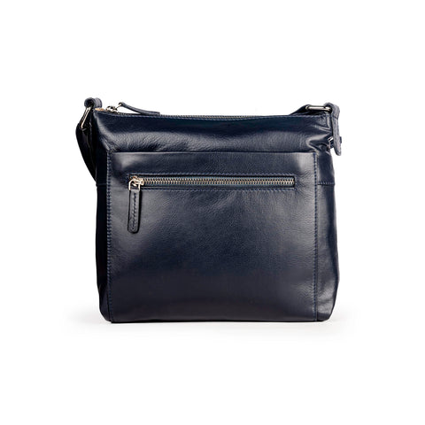 Grains & Tan Real Leather Crossbody Handbag for Women Vintage Designer Tote Ladies Soft Shoulder Bags Travel Hand Bag Classic Clutch Long Adjustable Strap Pure Girls Multiple Pockets- Soft Navy Grains & Tan Real Leather Crossbody Handbag for Women Vintage Designer Tote Ladies Soft Shoulder Bags Travel Hand Bag Classic Clutch Long Adjustable Strap Pure Girls Multiple Pockets- Soft Navy