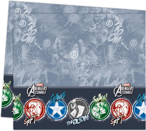 Marvel Unique Party 72099 - Plastic Teens Avengers Assemble Tablecloth, 1.8m x 1.2m Marvel Unique Party 72099 - Plastic Teens Avengers Assemble Tablecloth, 1.8m x 1.2m
