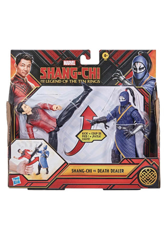 Marvel Hasbro Shang-Chi and The Legend of The Ten Rings Action Figure Toys, Shang-Chi vs. Death Dealer 6-inch Battle Pack, Kids Ages 4 and Up Marvel Hasbro Shang-Chi and The Legend of The Ten Rings Action Figure Toys, Shang-Chi vs. Death Dealer 6-inch Battle Pack, Kids Ages 4 and Up