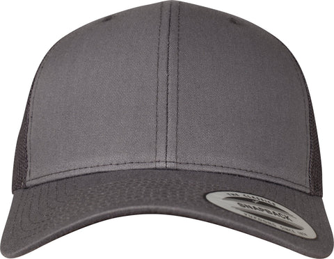 Flexfit Snapback Unisex Baseball-Mütze | Trucker Kappe Mesh Basecap, Grau (dunkel grau), Gr. One size Flexfit Snapback Unisex Baseball-Mütze | Trucker Kappe Mesh Basecap, Grau (dunkel grau), Gr. One size